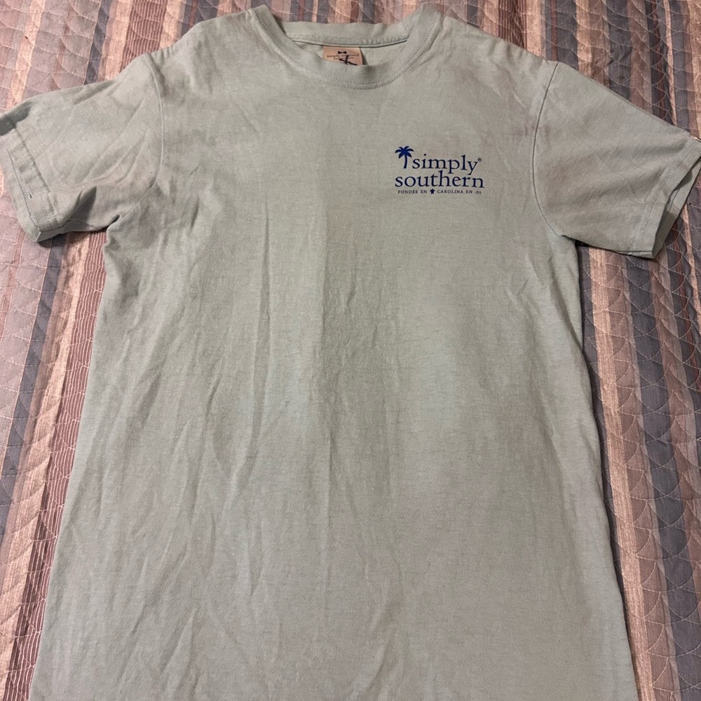 Simply Southern Gray Short Sleeve Tee